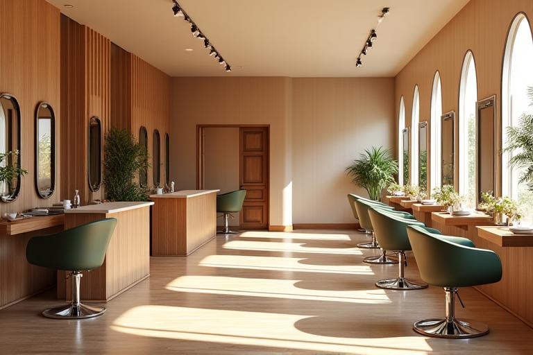 Intérieur élégant de l’atelier LumiCime
