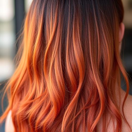 Balayage vibrant et personnalisé
