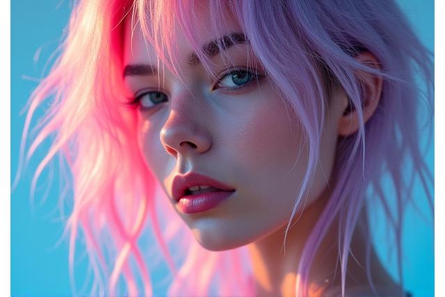 Effet coloration artistique exclusive